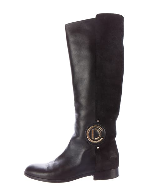 christian dior knee high boots|christian dior boots price.